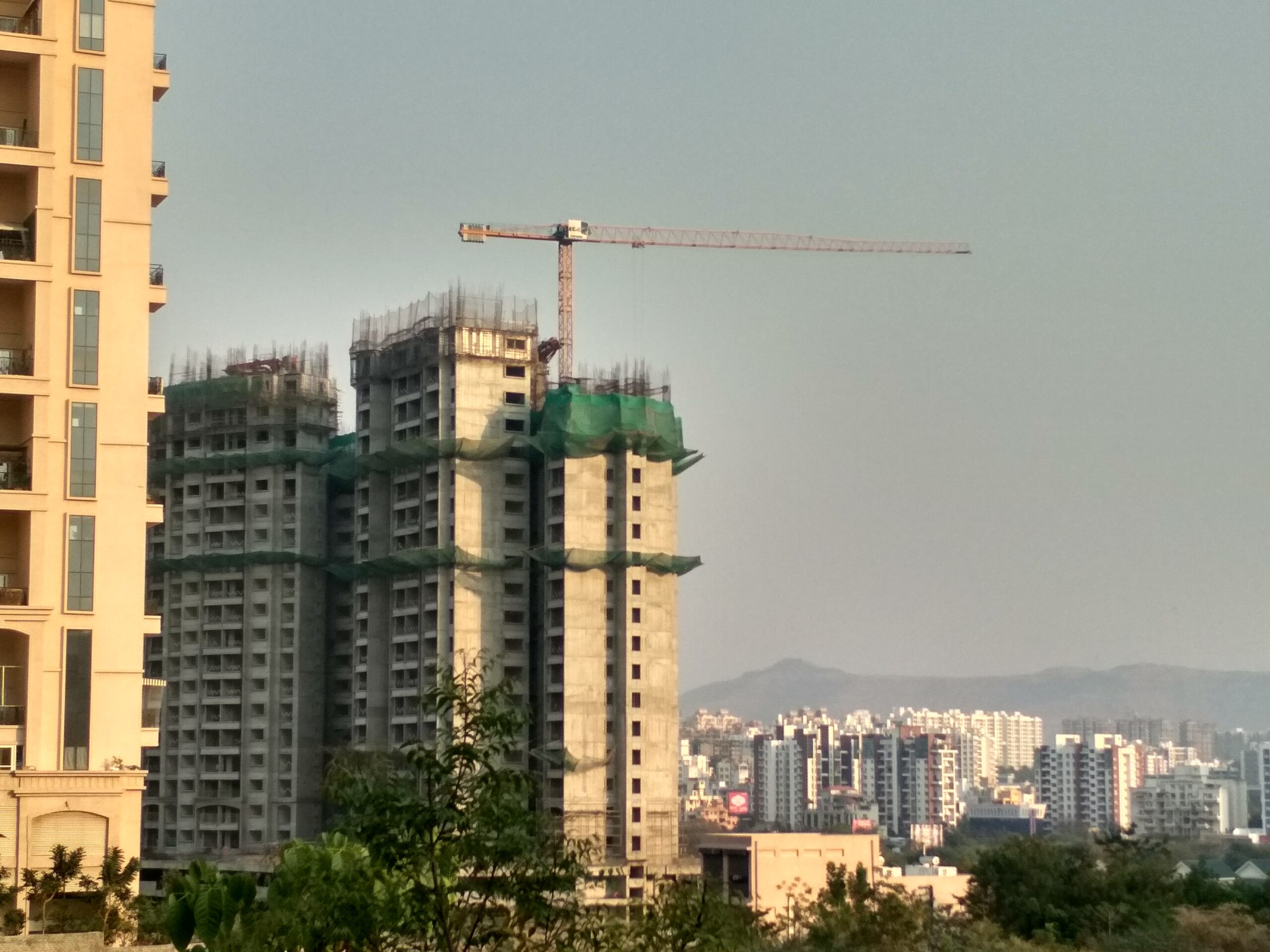 under construction building
